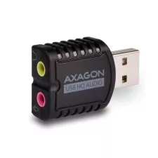 obrázek produktu AXAGON zvukový mini USB HQ adaptér / ADA-17 / USB 2.0 / černý