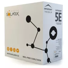 obrázek produktu Solarix kabel CAT5E UTP drát 305m PE venkovní, SXKD-5E-UTP-PE