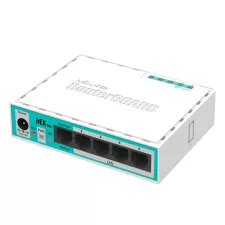 obrázek produktu MikroTik RouterBOARD RB750r2, hEX lite, 5x 10/100 LAN port, ROS L4, 64 MB SDRAM