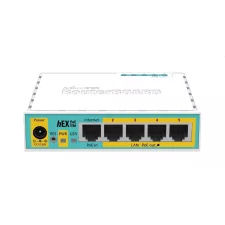 obrázek produktu MikroTik RouterBOARD RB750UPr2, hEX PoE lite, 64 MB RAM, 400 MHz, 5x LAN,1x USB, PoE, ROS L4