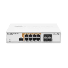 obrázek produktu MikroTik Cloud Router Switch CRS112-8P-4S-IN, 8x GLAN s PoE, 4x SFP, LOS 5