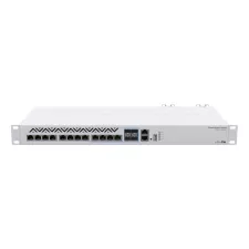 obrázek produktu MikroTik Cloud Router Switch CRS312-4C+8XG-RM, 8x 10Gb LAN, 4x 10Gb combo RJ-45/SFP+, USB, SwOS, ROS, L5, bílý 