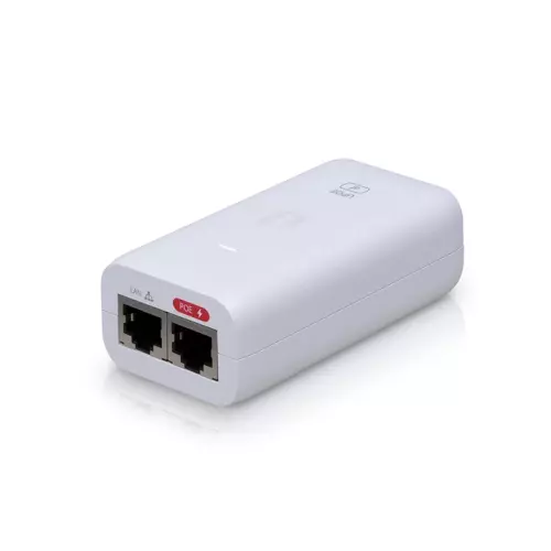 obrázek produktu Ubiquiti U-POE - Gigabitový PoE injektor 48V/0.32A (15,4W) - bílý