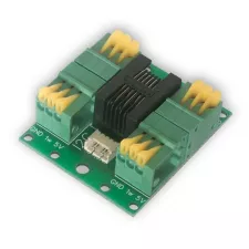 obrázek produktu Tinycontrol Splitter kabelový pro senzory DS18B20, pro LAN ovladač, 4x svorkovnice, 1x RJ-12, 1x l2C