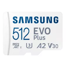 obrázek produktu Samsung Micro SDXC paměťová karta 512GB EVO Plus + SD adaptér