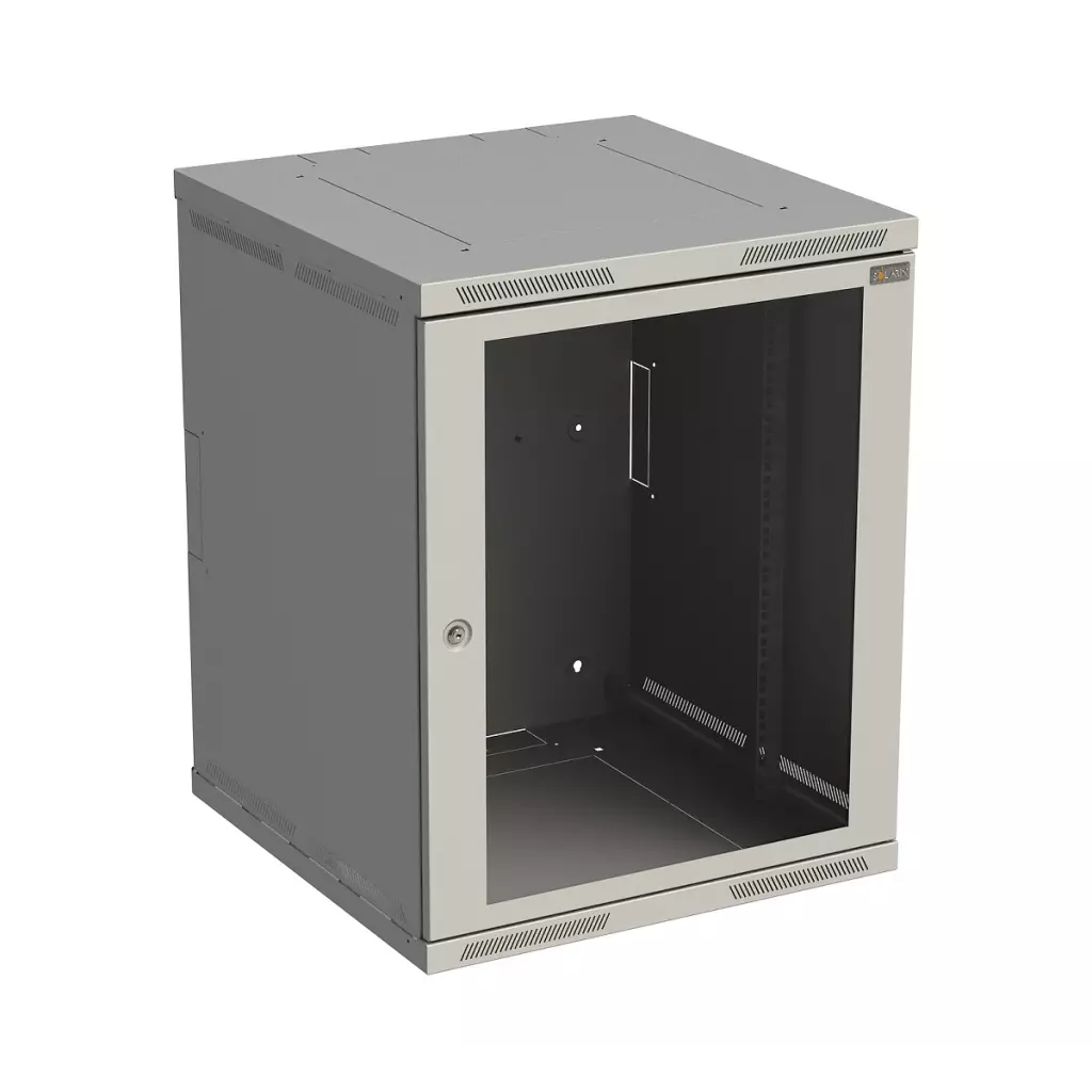 Obrázek produktu Rozvaděč nástěnný SENSA 15U 600mm, dveře sklo, RAL 7035, SENSA-15U-66-11-G