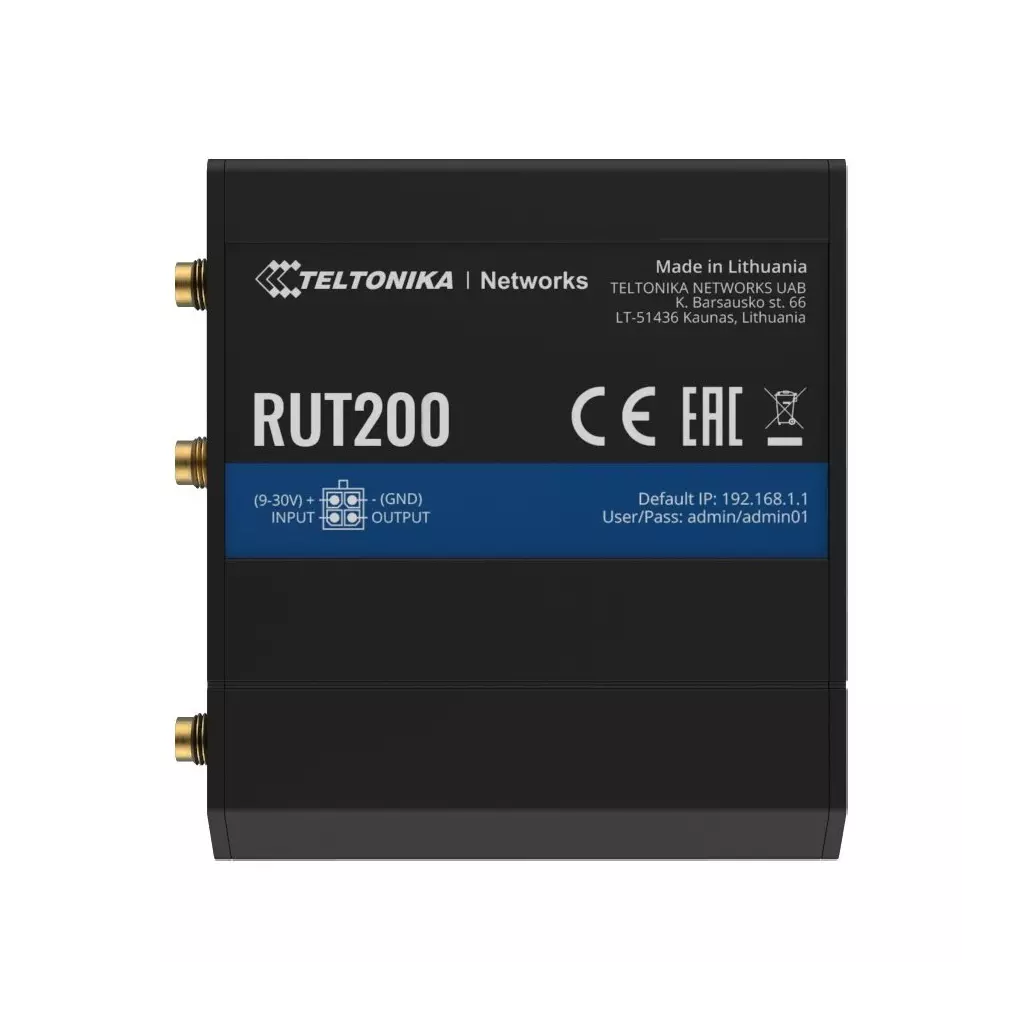 Obrázek produktu Teltonika RUT200 Průmyslový Mobilní Router