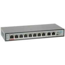 obrázek produktu MaxLink PoE switch PSBT-10-8P-250, 10x LAN/8x PoE 250m, 802.3af/at/bt