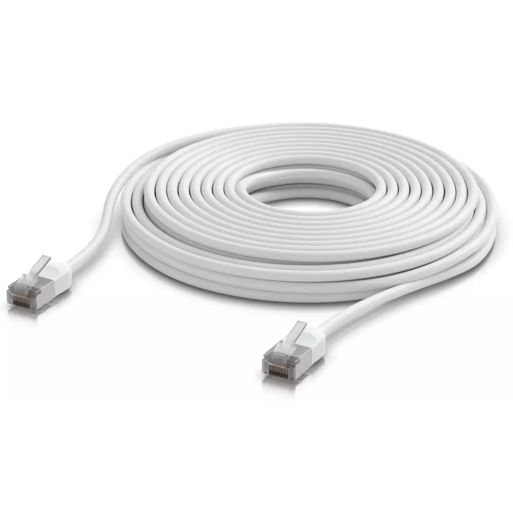 Obrázek produktu Ubiquiti UACC-Cable-Patch-Outdoor-C6A-12M-W venkovní Cat6a patch kabel, 12m