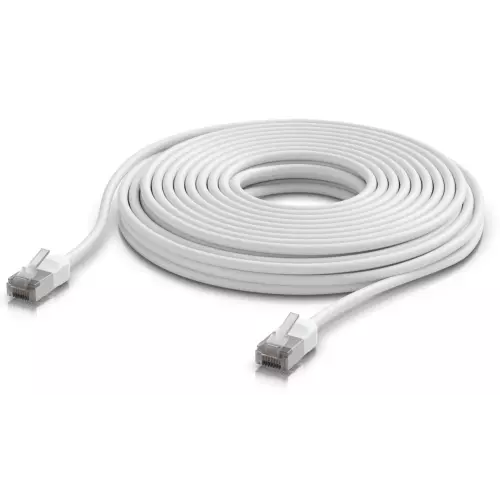 obrázek produktu Ubiquiti UACC-Cable-Patch-Outdoor-C6A-12M-W venkovní Cat6a patch kabel, 12m