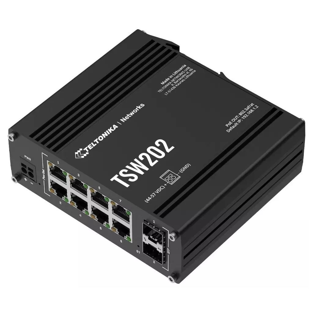 Obrázek produktu Teltonika TSW202 Managovatelný PoE+ Switch