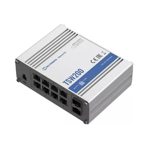obrázek produktu Teltonika TSW200 Průmyslový PoE Switch bez Managementu