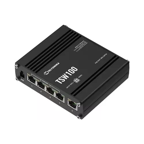 obrázek produktu Teltonika TSW100 Průmyslový Nemanagovatelný Switch