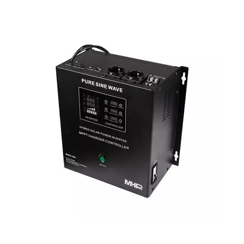 obrázek produktu Záložní zdroj MHPower MSKD-500-12, UPS, 500W, čistý sinus, 12V, solární regulátor MPPT