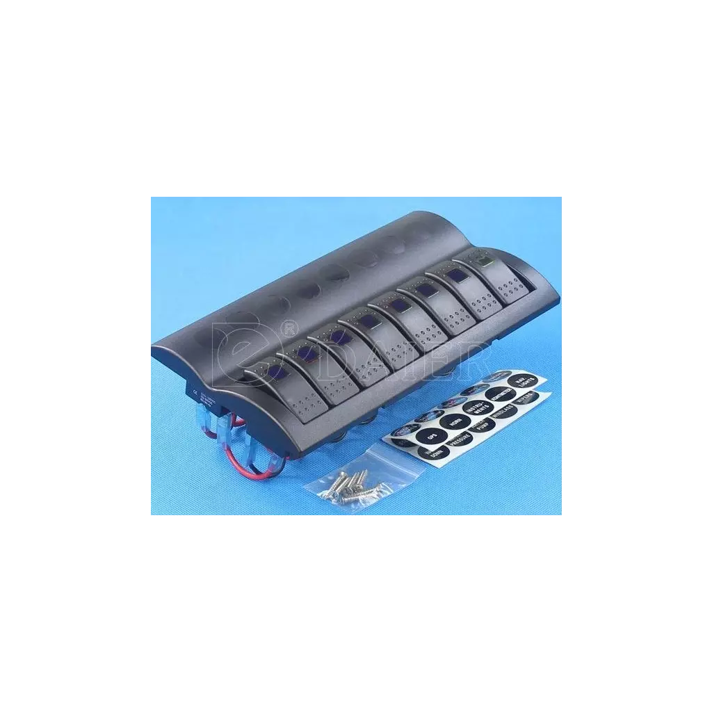 Obrázek produktu Panel PN-AF8 s 8 vypínači a pojistkami