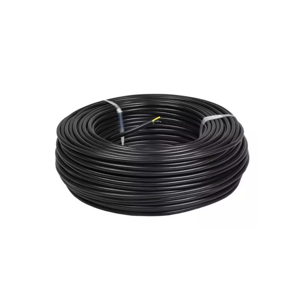 Obrázek produktu Kabel 3x2,5mm2 H05VV-F (CYSY3x2,5mm2), černý, balení 100m