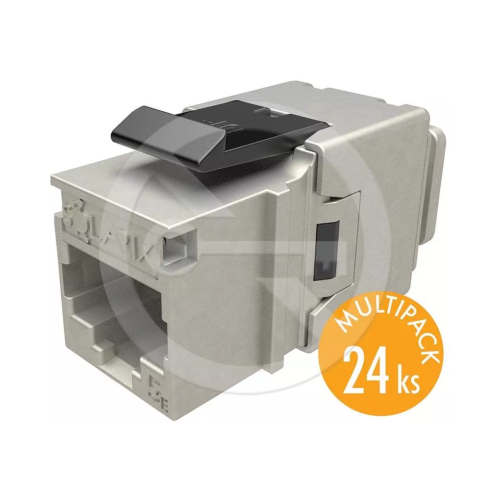 Obrázek produktu SXKJ-5E-STP-BK-NA - Solarix keystone CAT5E rychlozařezávací, multipack 24 ks