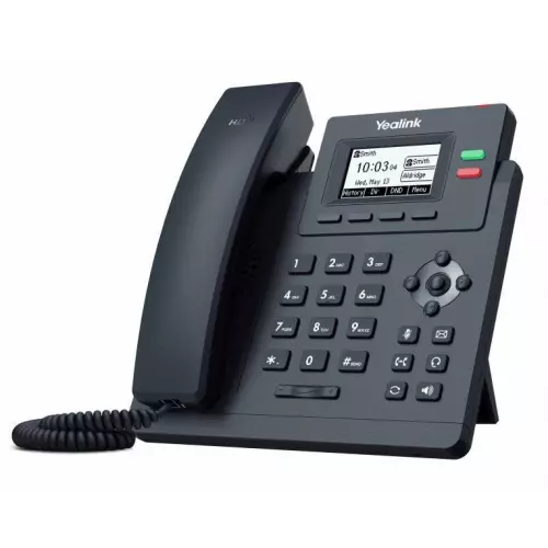 obrázek produktu SIP-T31P - Yealink IP telefon, 2x SIP účty, PoE, 2,3" 132x64 LCD, 2 prog.tl.