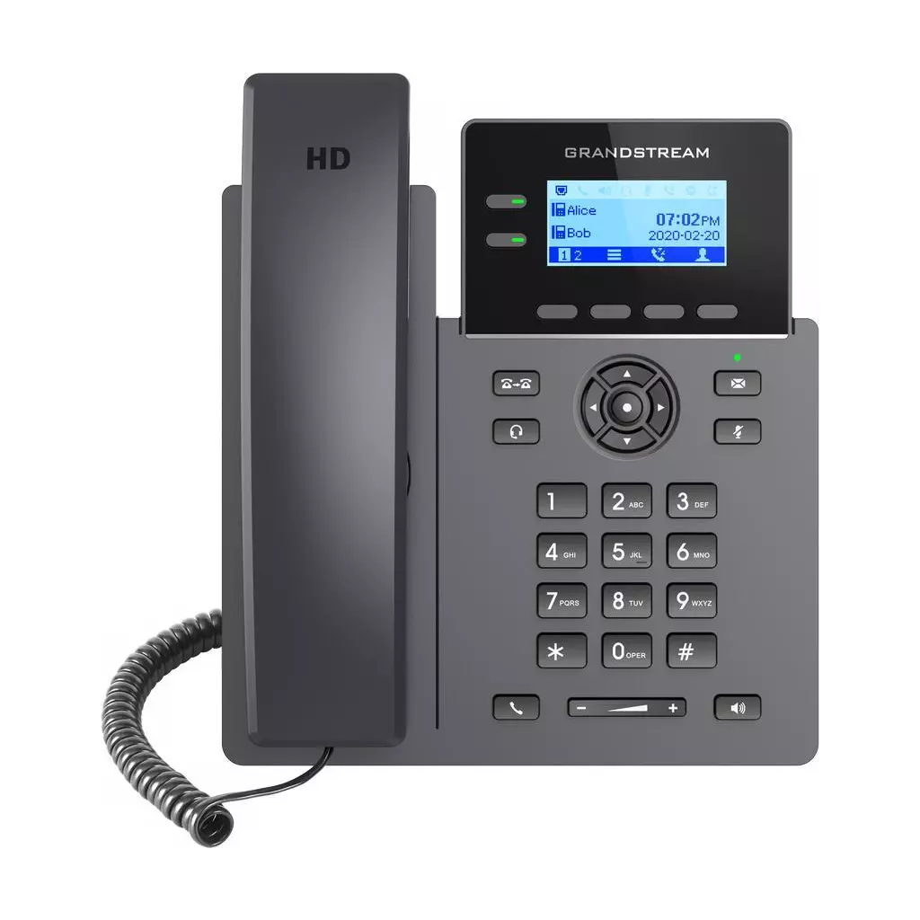 Obrázek produktu GRP2602P - Grandstream VoIP telefon, LCD, 4x SIP účty, PoE