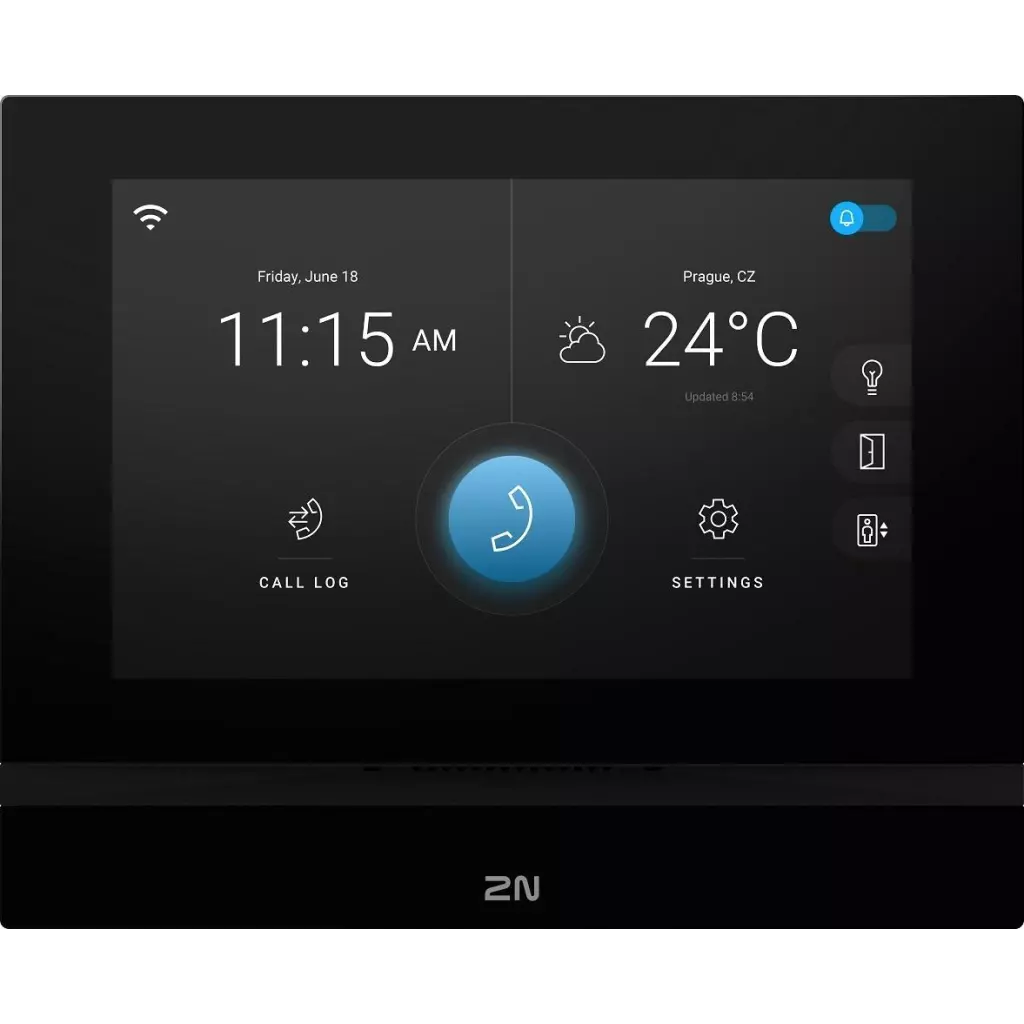 Obrázek produktu 91378611 - Indoor View Wi-Fi černý - odpovídací video jednotka, LCD 7