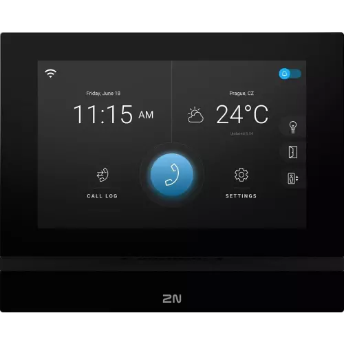 obrázek produktu 91378611 - Indoor View Wi-Fi černý - odpovídací video jednotka, LCD 7"