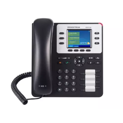 obrázek produktu GXP2130 - Grandstream VoIP telefon, barevný LCD, 3x SIP účty, 3x prog. tl., POE