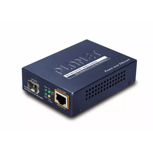 obrázek produktu GTP-805A - převodník 100/1000BASE-X na 10/100/1000BASE-T PoE