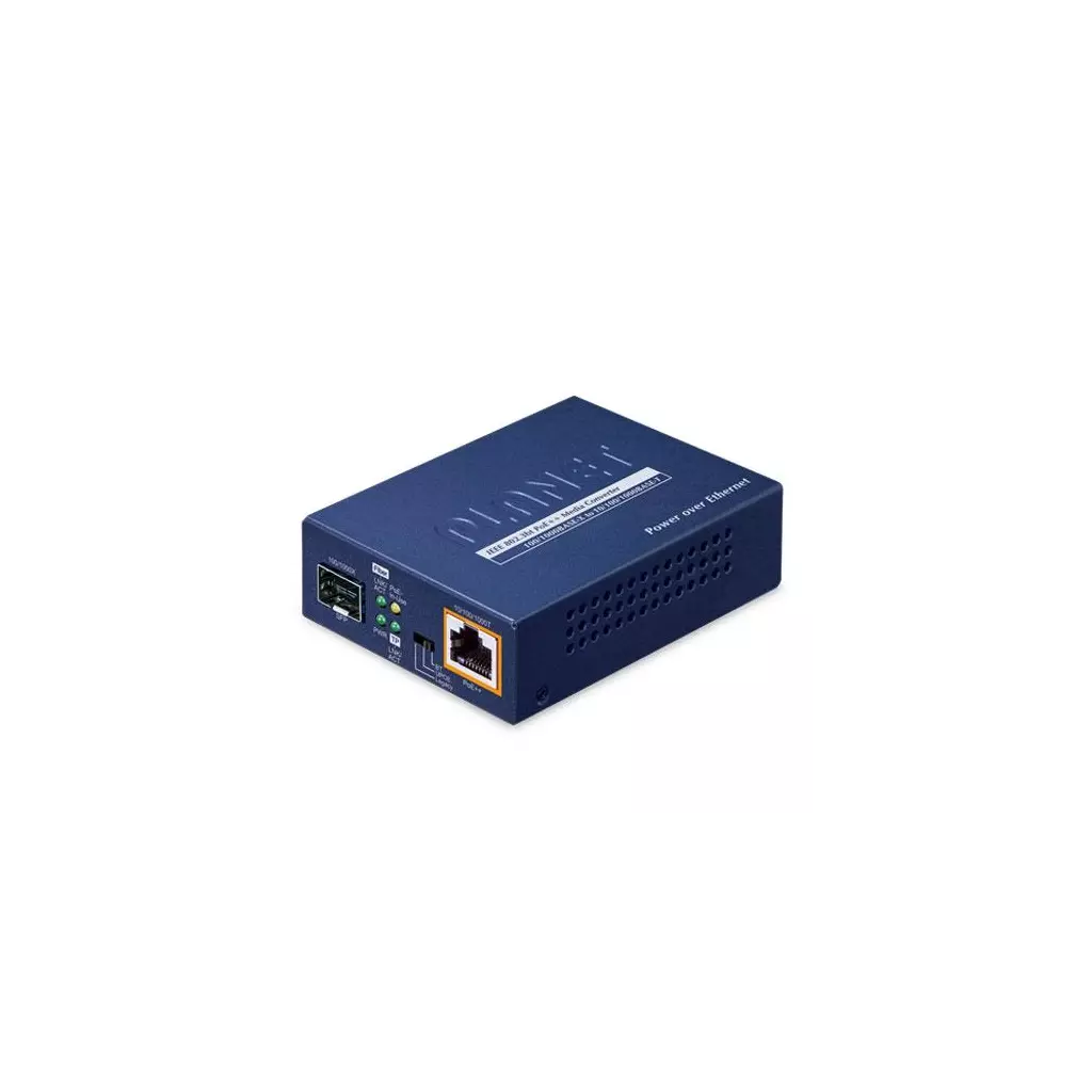 Obrázek produktu GUP-805A-60W - převodník 100/1000BASE-X SFP na 10/100/1000BASE-T PoE++ (60 W)