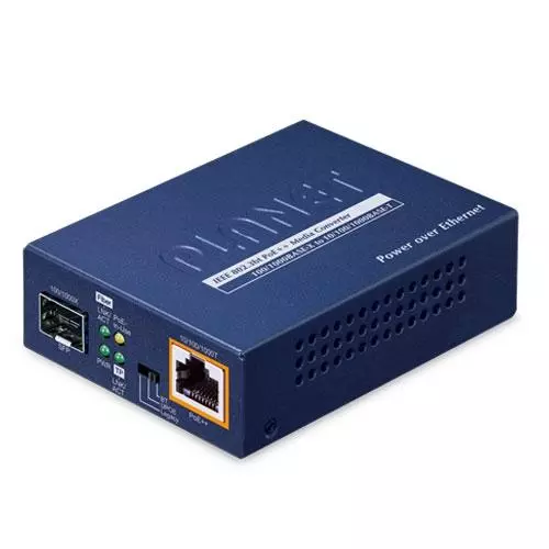 obrázek produktu GUP-805A-60W - převodník 100/1000BASE-X SFP na 10/100/1000BASE-T PoE++ (60 W)
