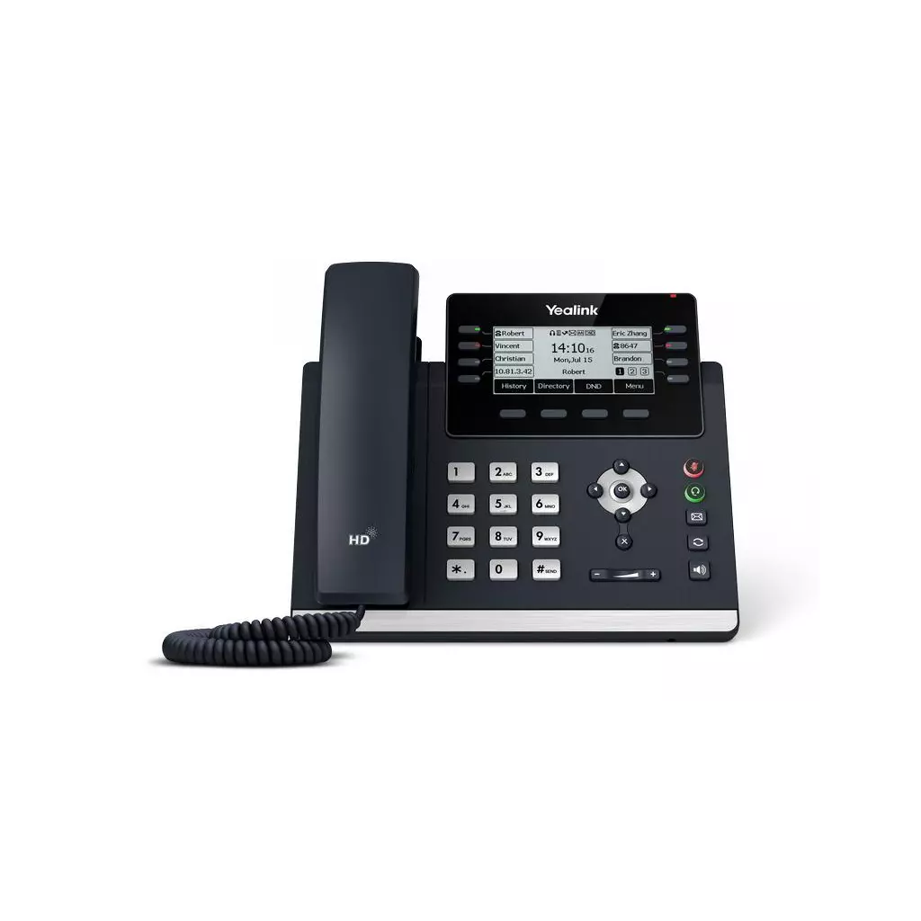 Obrázek produktu SIP-T43U - Yealink IP telefon, 12x SIP účtů, PoE, 3,7