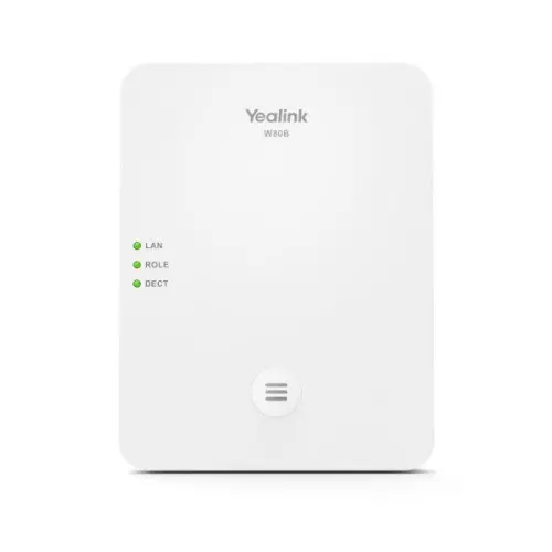 obrázek produktu W80B - Yealink W80B, IP DECT báze, PoE, buňkové řešení, až 100 ruček