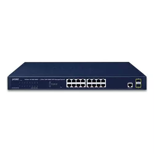 obrázek produktu GS-4210-16T2S - switch L2/L4 16x 10/100/1000BASE-T + 2x 100/1000BASE-X SFP