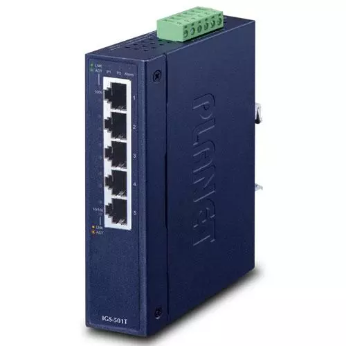 obrázek produktu IGS-501T - průmyslový switch 5x 10/100/1000T