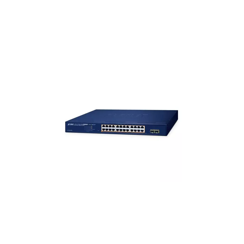 Obrázek produktu GS-2210-24P2S - switch 24x 10/100/1000T PoE + 2x 1000X SFP