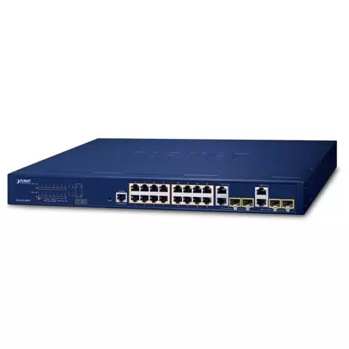 obrázek produktu GS-4210-16P4C - switch 16x 10/100/1000T PoE + 4x Gigabit TP/SFP Combo
