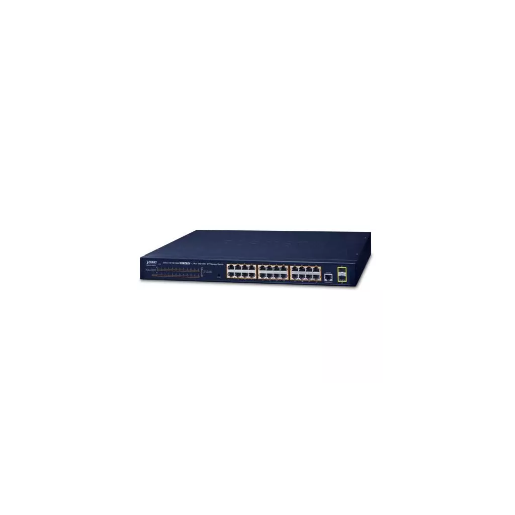 Obrázek produktu GS-4210-24P2S - switch 24x 10/100/1000T PoE + 2x 100/1000X SFP