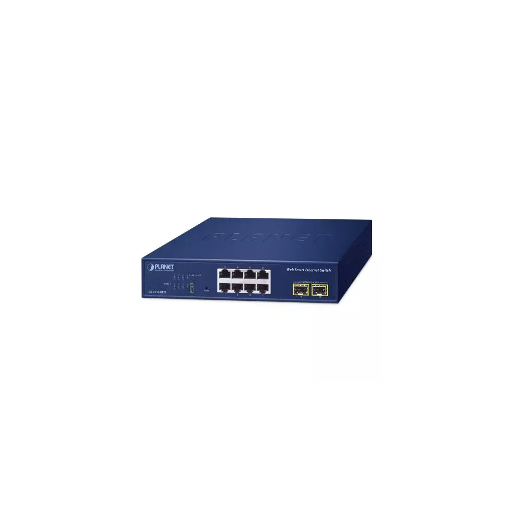 Obrázek produktu GS-2210-8T2S - switch 8x 10/100/1000T + 2x 1000X SFP