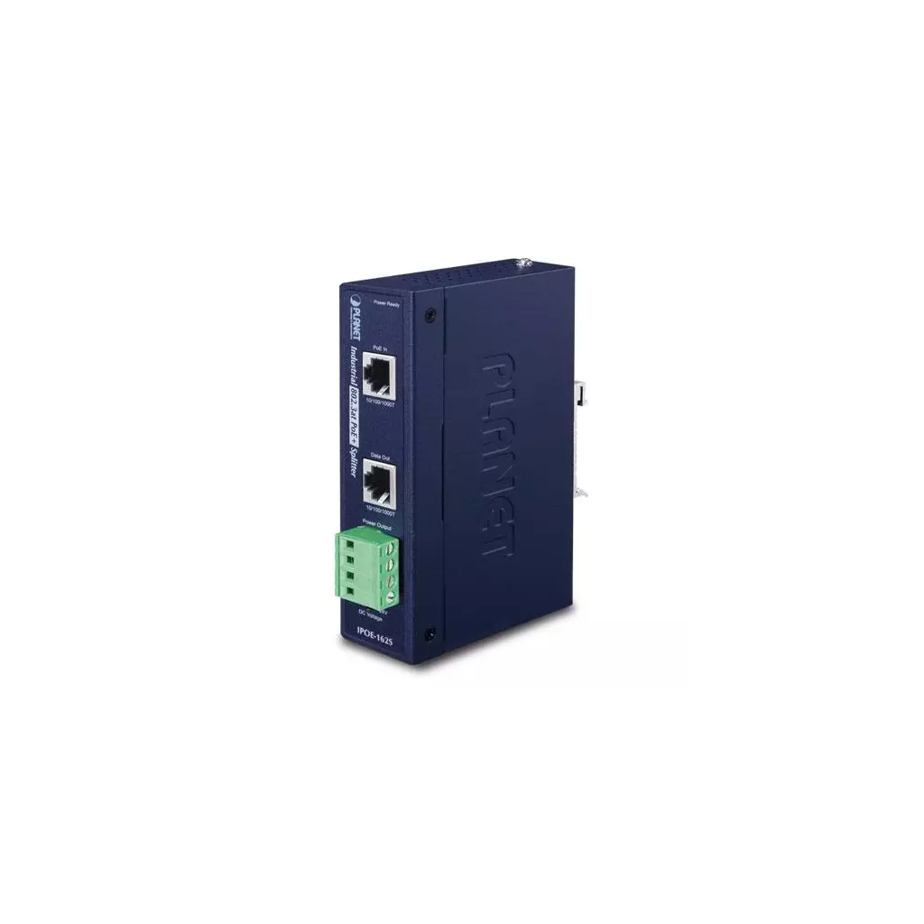 Obrázek produktu IPOE-162S - průmyslový PoE splitter, IEEE 802.3at, výstup 12 V/24 V DC