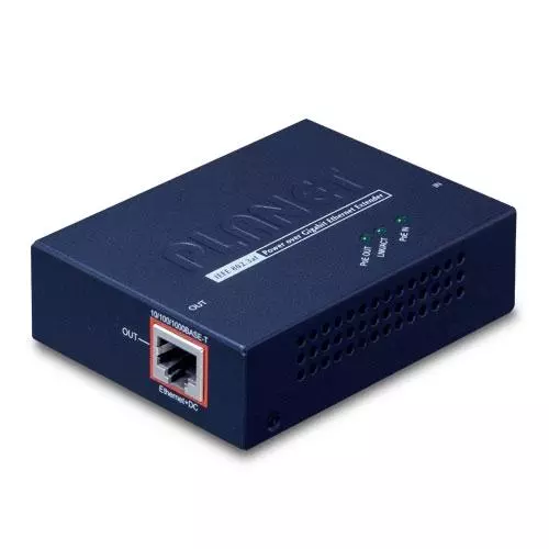 obrázek produktu POE-E201 - PoE extender, IEEE 802.3at, 1x PoE vstup, 1x PoE výstup