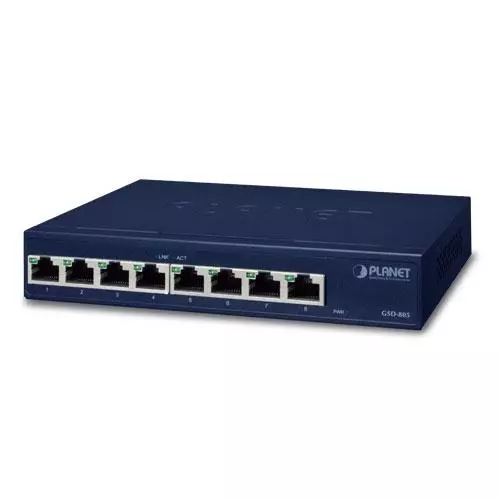 obrázek produktu GSD-805 - switch 8x 10/100/1000BASE-T