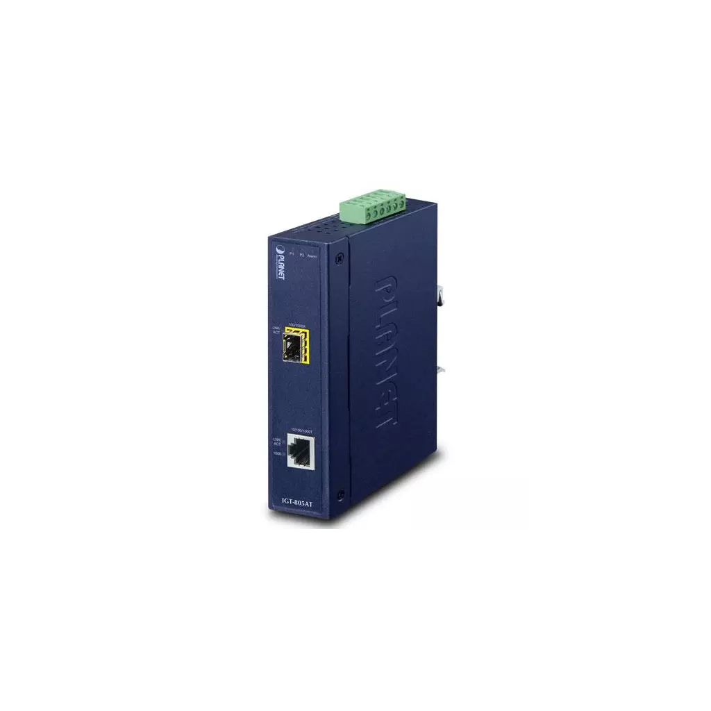 Obrázek produktu IGT-805AT - průmyslový převodník 10/100/1000BASE-T na 100/1000BASE-X SFP