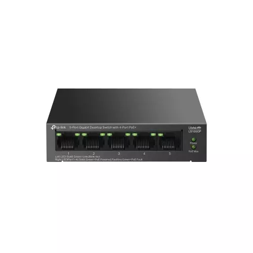 obrázek produktu LS105GP - TP-Link LS105GP 5xGb (4xGb POE+) Desktop switch