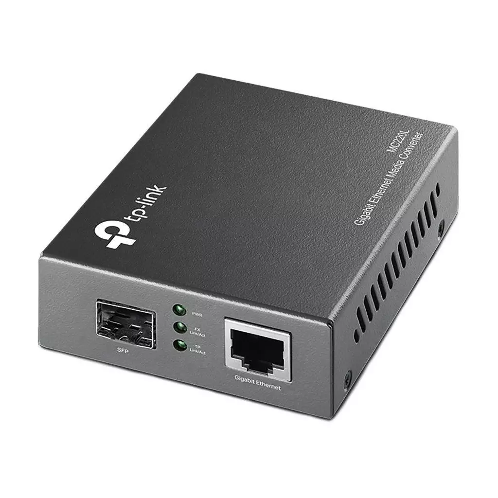 Obrázek produktu MC220L - TP-Link MC220L Gigabit SFP-Ethernet Media Convert.