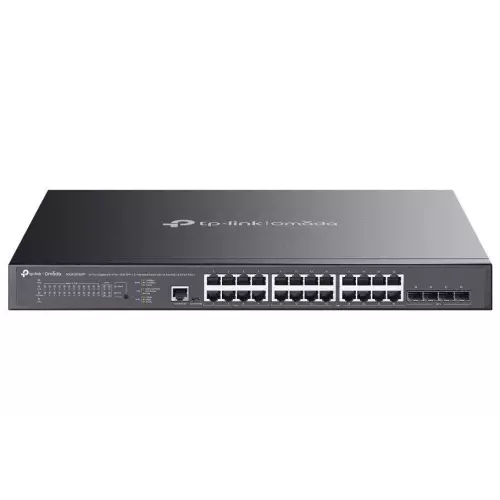 obrázek produktu SG3428XMP - TP-Link SG3428XMP 24Gb 4x10G SFP+L2+POE+384W sw