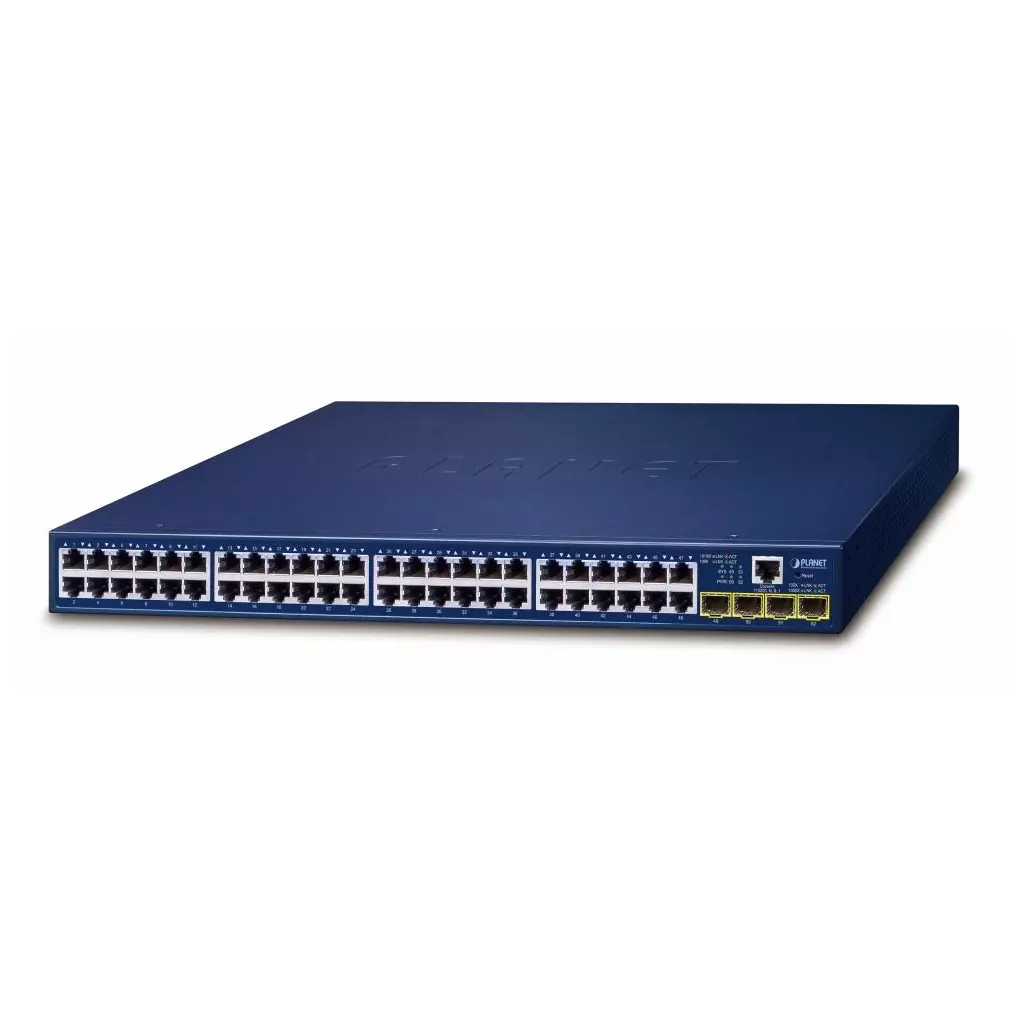 Obrázek produktu GS-4210-48T4S - switch L2/L4 48x 10/100/1000BASE-T + 4x 100/1000BASE-X SFP