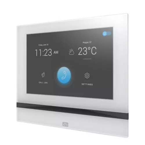 obrázek produktu 91378601WH - Indoor View bílý - odpovídací video jednotka, LCD 7"