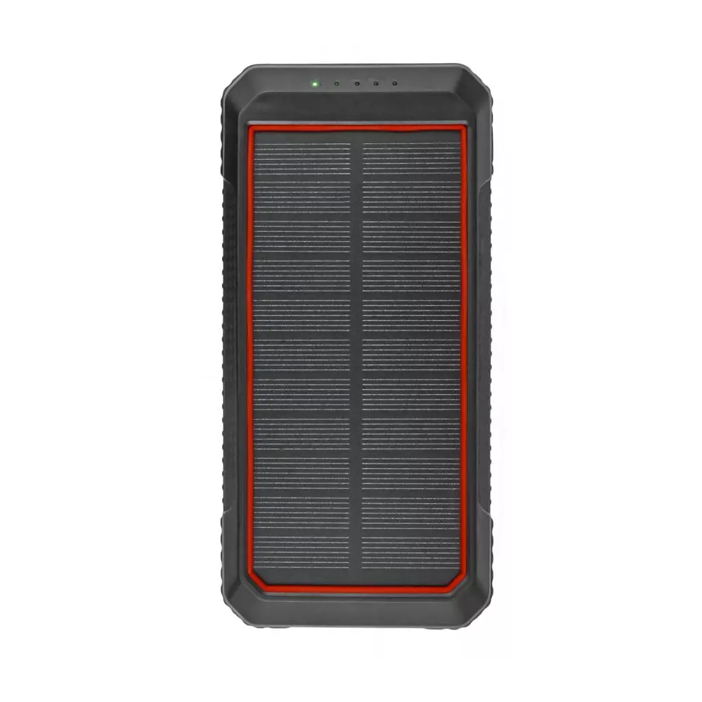Obrázek produktu OXE SPB33-R Solární Powerbanka, kapacita 33800 mAh, červená
