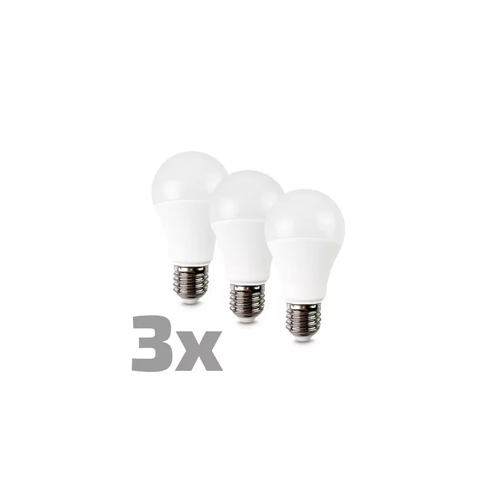 Obrázek produktu Žárovka LED E27 10W A60 bílá teplá SOLIGHT WZ529-3P