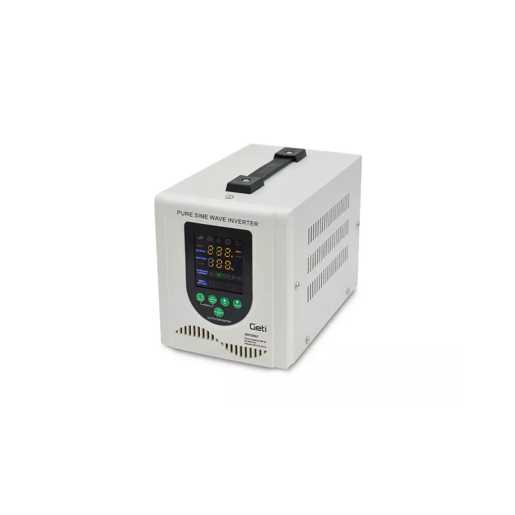 Obrázek produktu Zdroj záložní GETI GEP500LF sinus 500W (800VA)