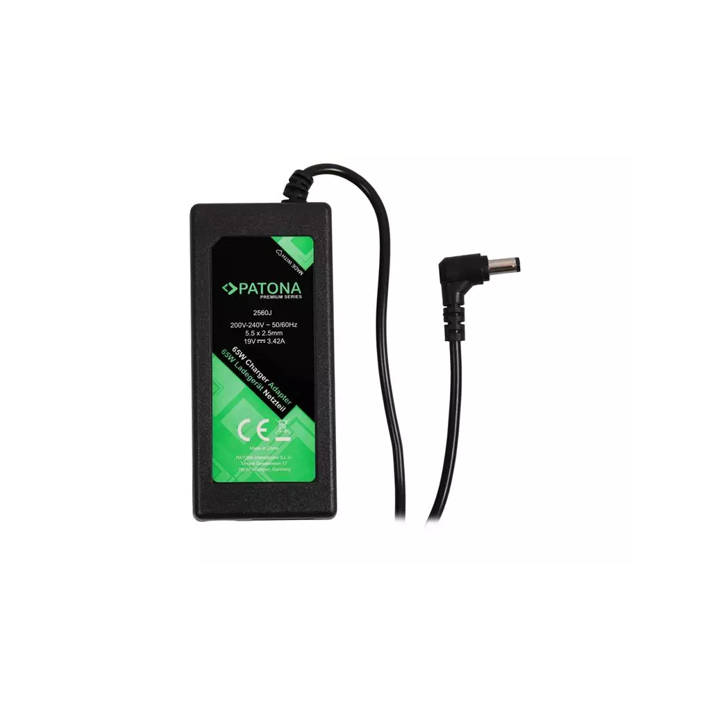 Obrázek produktu Adaptér pro notebooky Asus 19V 3,42A 65W 5,5x2,5mm PATONA PT2560